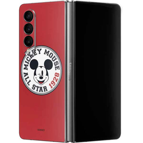 Disney Mickey Mouse All Star 1928 Galaxy Z Fold4 5G Skin